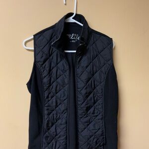 Made for Life Women's Quilted Black Vest